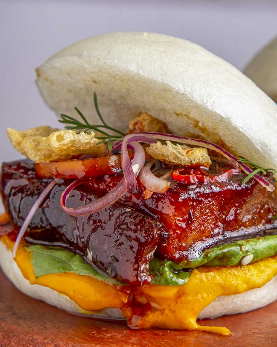 A boa bun at Astrid Y Gaston in Lima, Peru