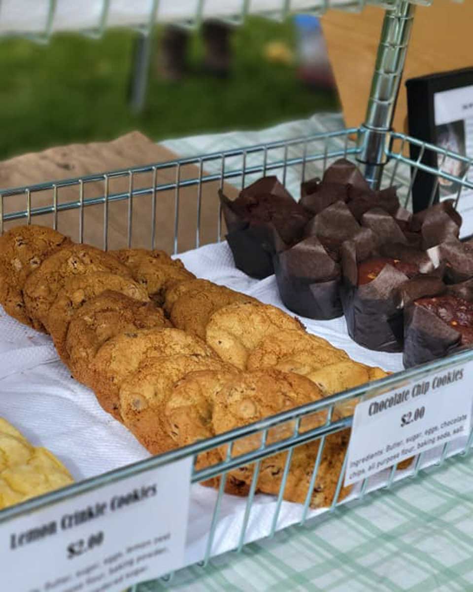 Cookies at the Clearwater Farmers Market