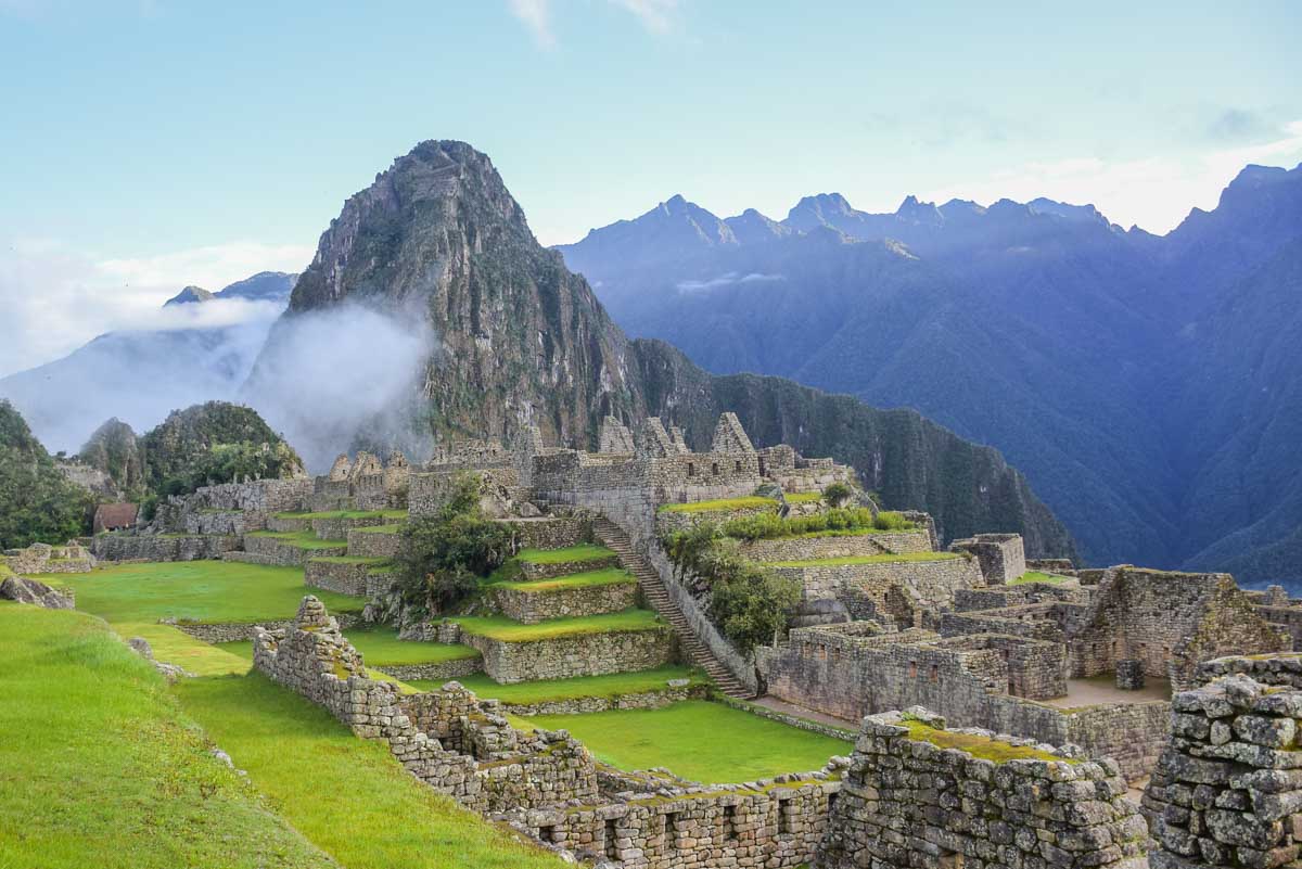Morning photo at Machu Picchu, Peru