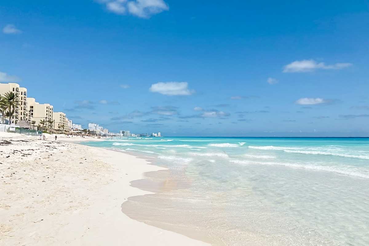 Playa San Miguelito in Cancun, Mexico