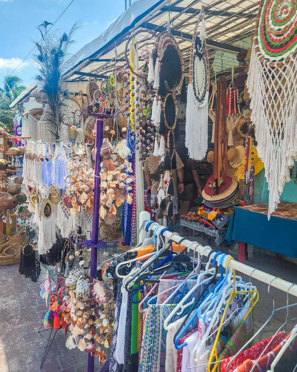Shopping in Puerto Morelos, Mexico