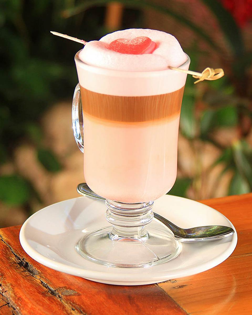 Cup of coffee at El Huerto del Eden in Cancun, Mexico