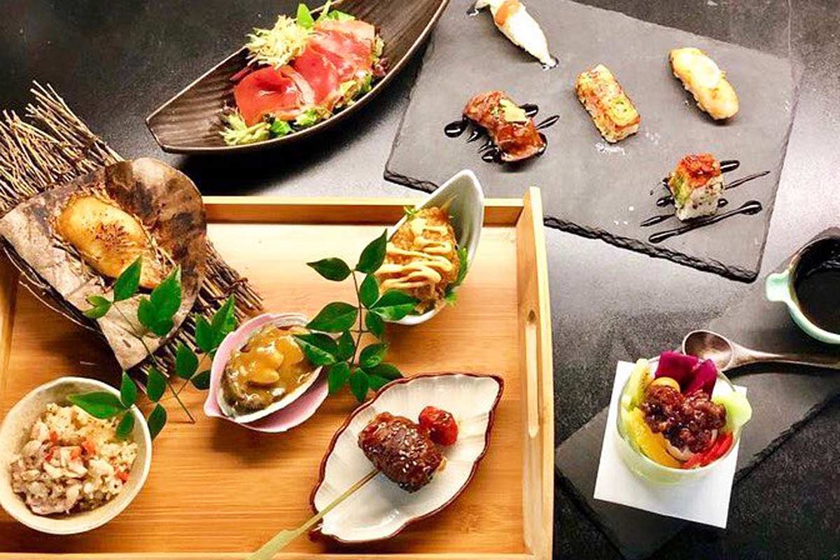 Japanese food from Bistro Sakana in Yaletown, Vancouver