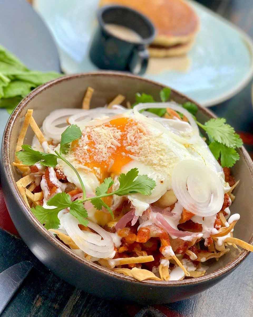 Breakfast at La Zebra Beach Restaurant and Bar in Tulum, Mexico
