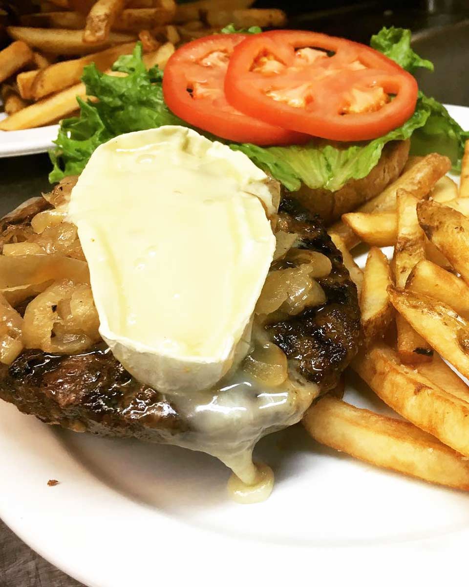 Moon Burger at Black Frog Eatery in Gastown, Canada