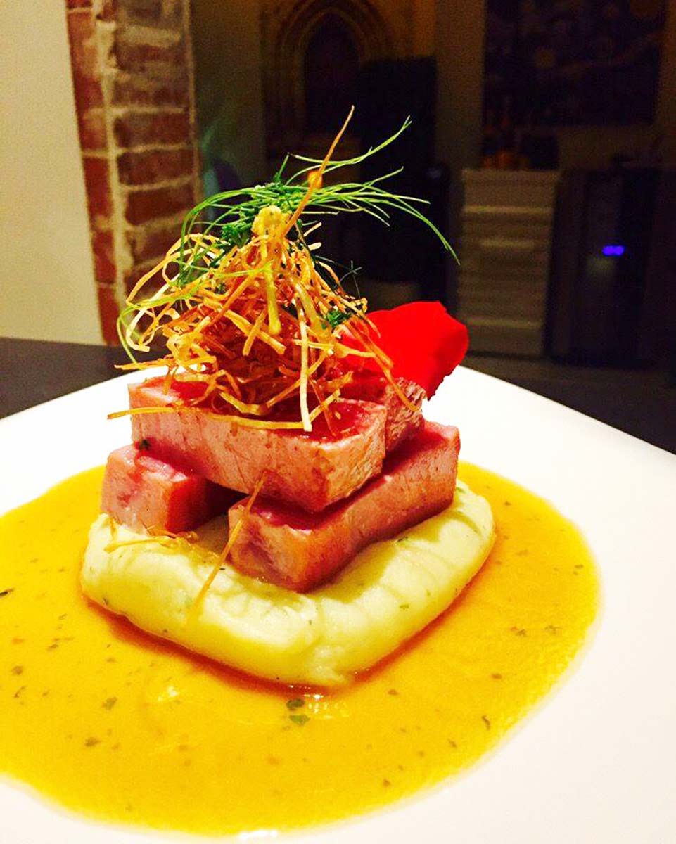 food at Oh Lala! in Playa Del Carmen, Mexico