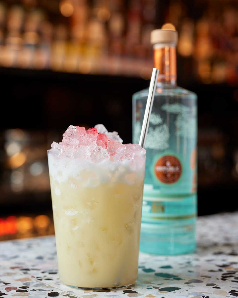 A cocktail at Republic of Fremantle craft distillery 