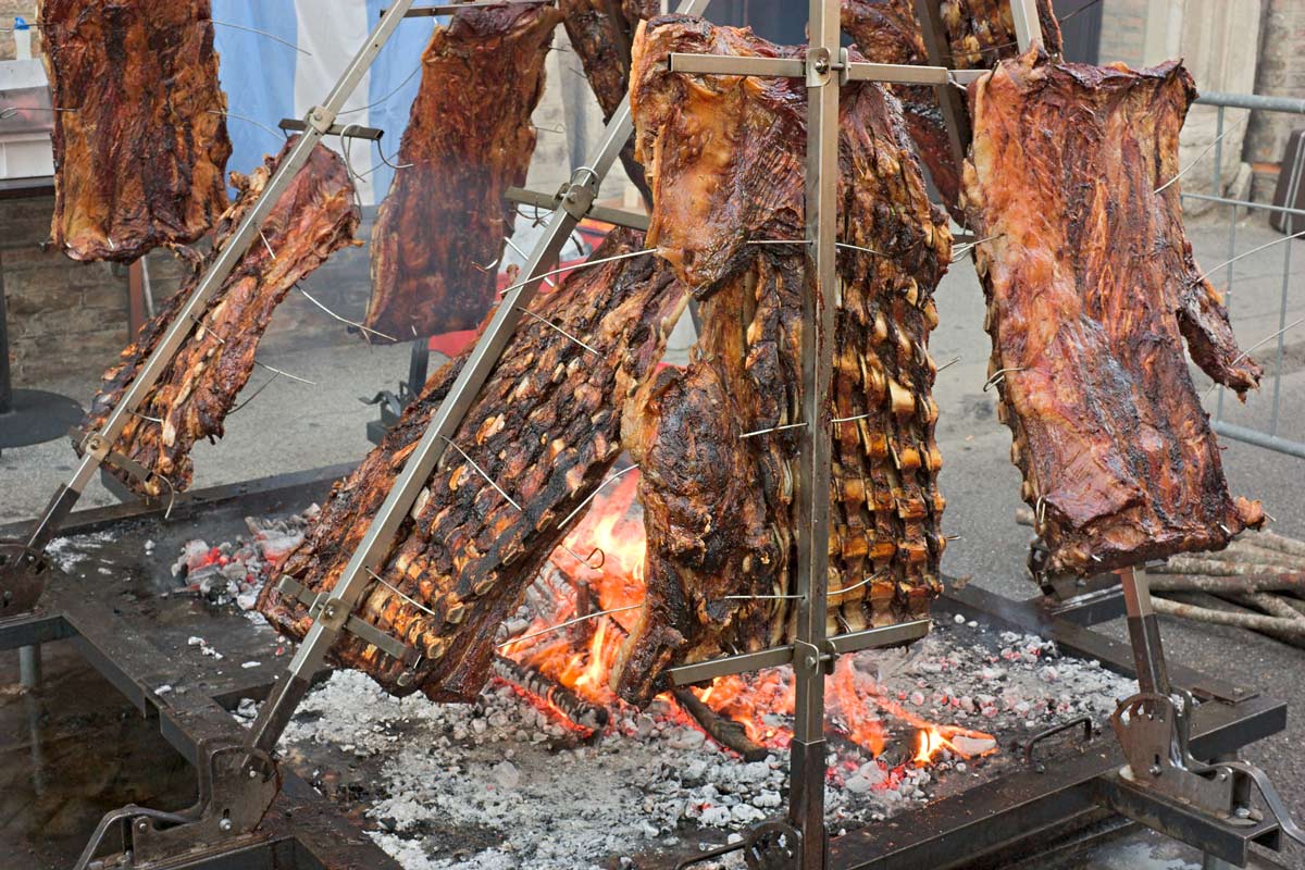 Argentinian asado in Buenos Aires, Argentina
