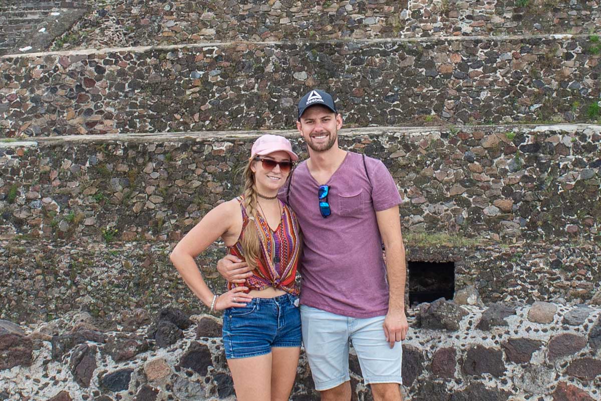 Bailey and Daniel at Chichen Itza, Mexico