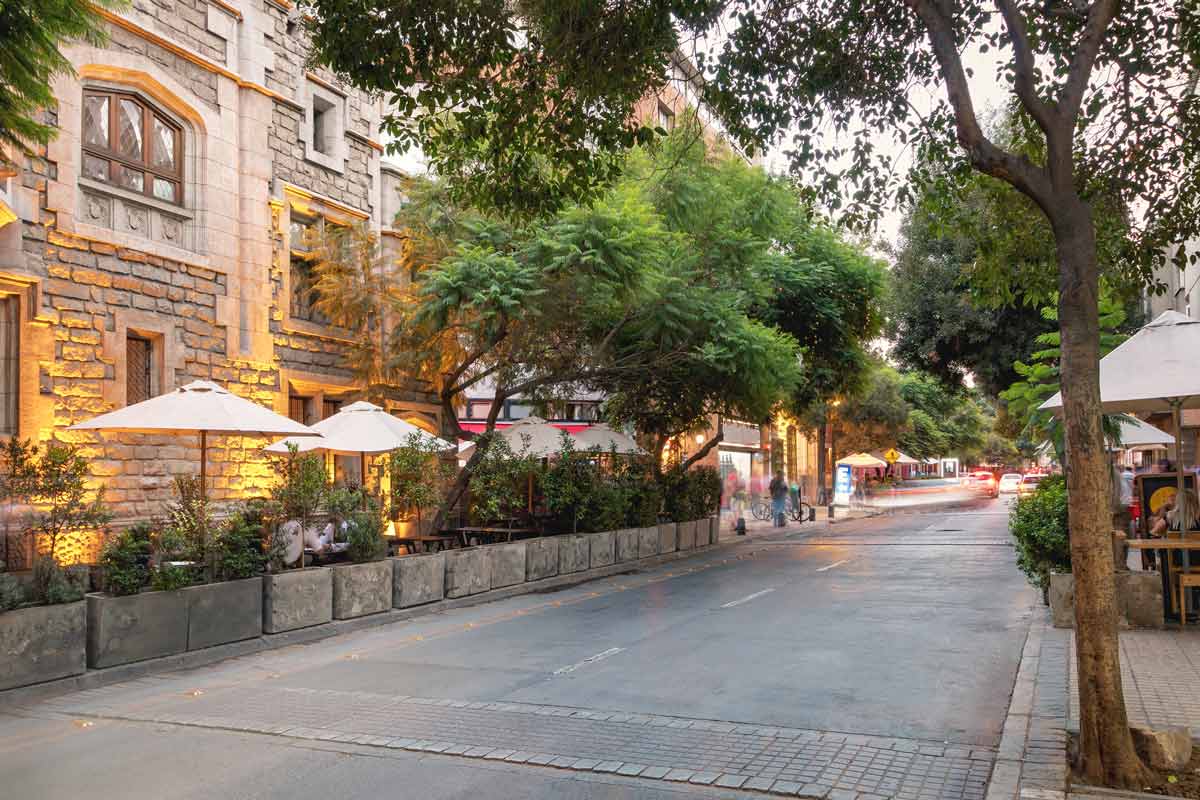 Barrio Lastarria in Santiago, Chile