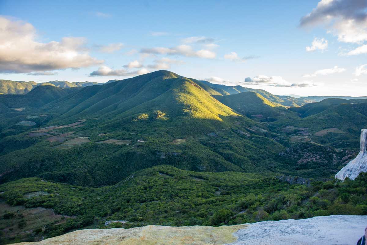 Beautiful mountains around Hierve El Agua