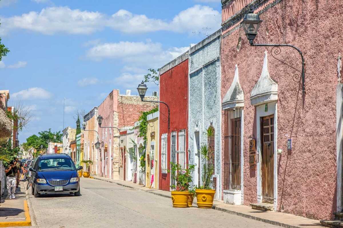 Calzada de los Frailes in Valladolid, Mexico