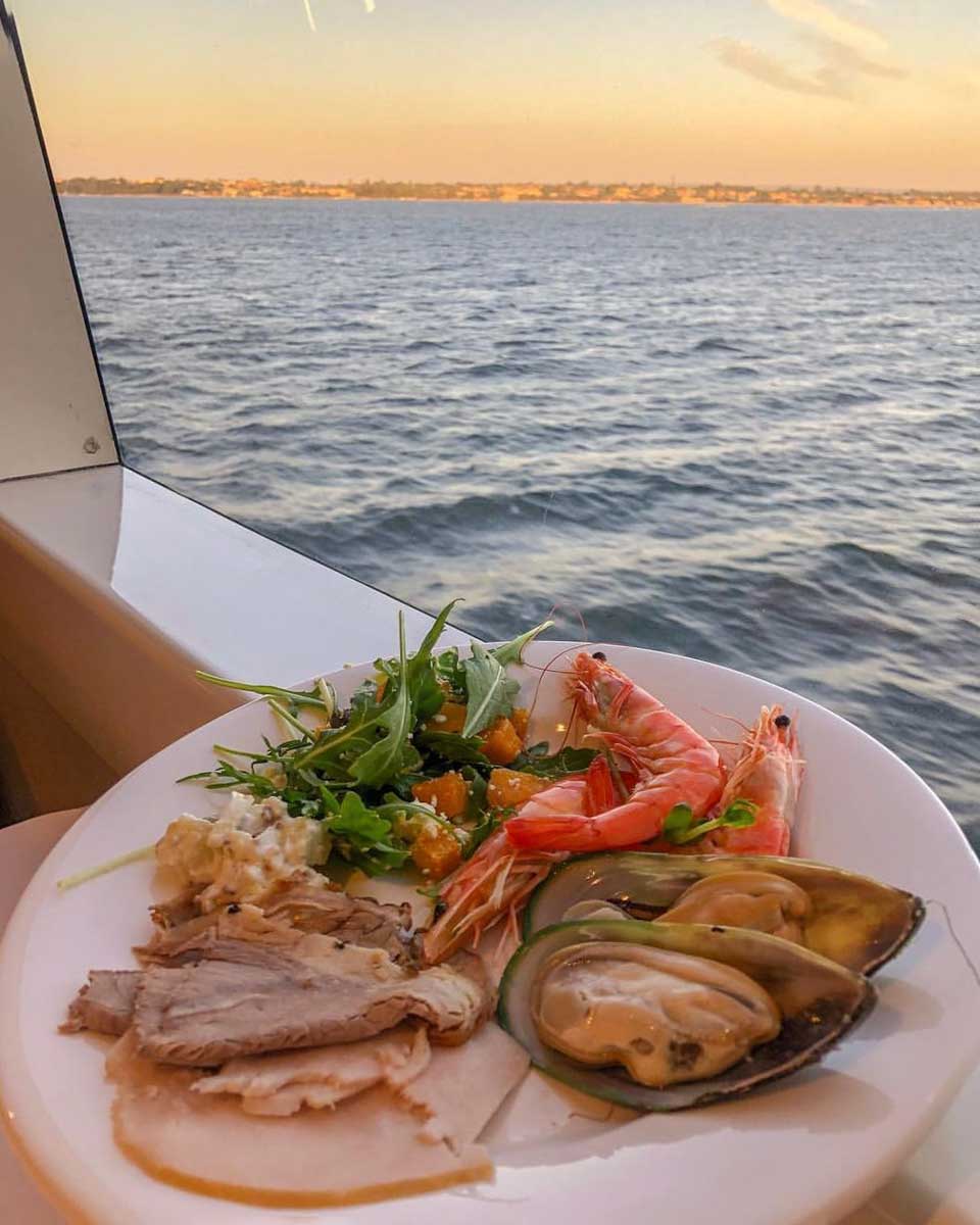 Captain Cook Cruises (WA) Meal on the swan river cruise