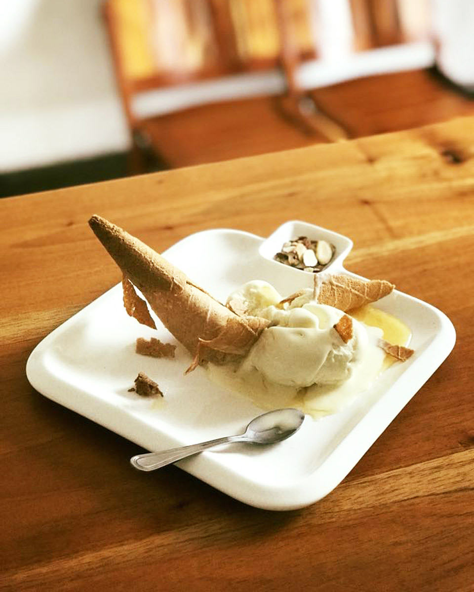 Ice cream at Wabi Gelato in Valladolid, Mexico