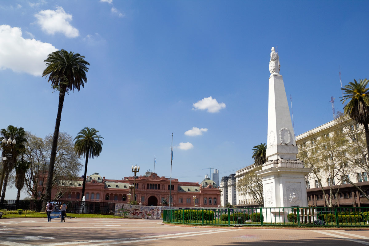 Plaza de Mayo in Buenos Aires, Argentina