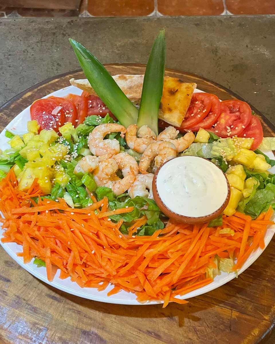 Ensalada Sayulita at Pizza Venezia in Sayulita, Mexico