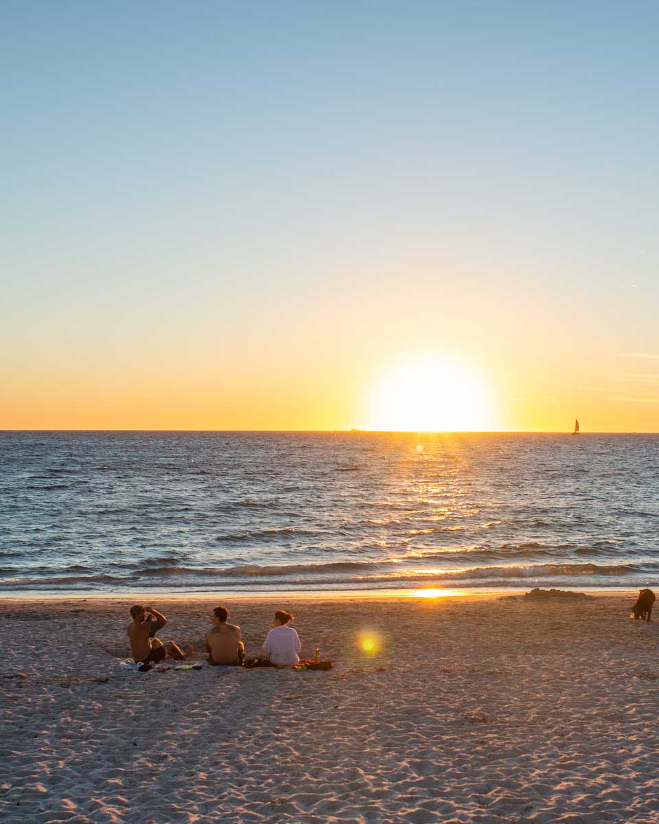 Sunset at South Beach, WA