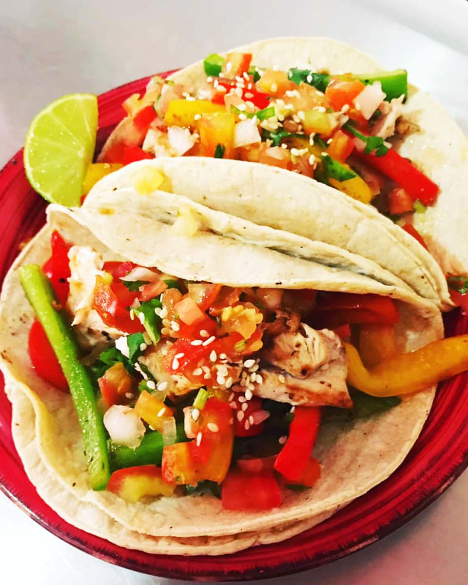 Fish Tacos at Burrito Revolution in Sayulita, Mexico