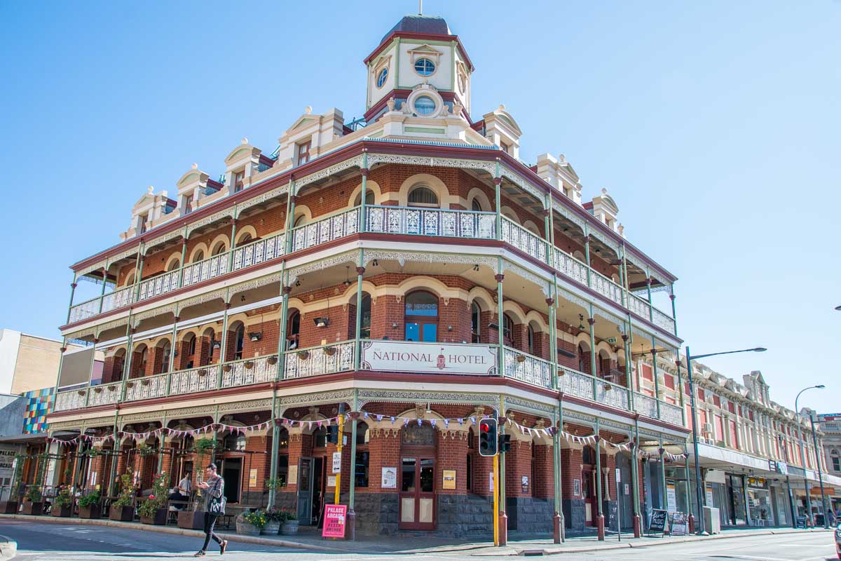 The National Hotel in Fremantle, WA