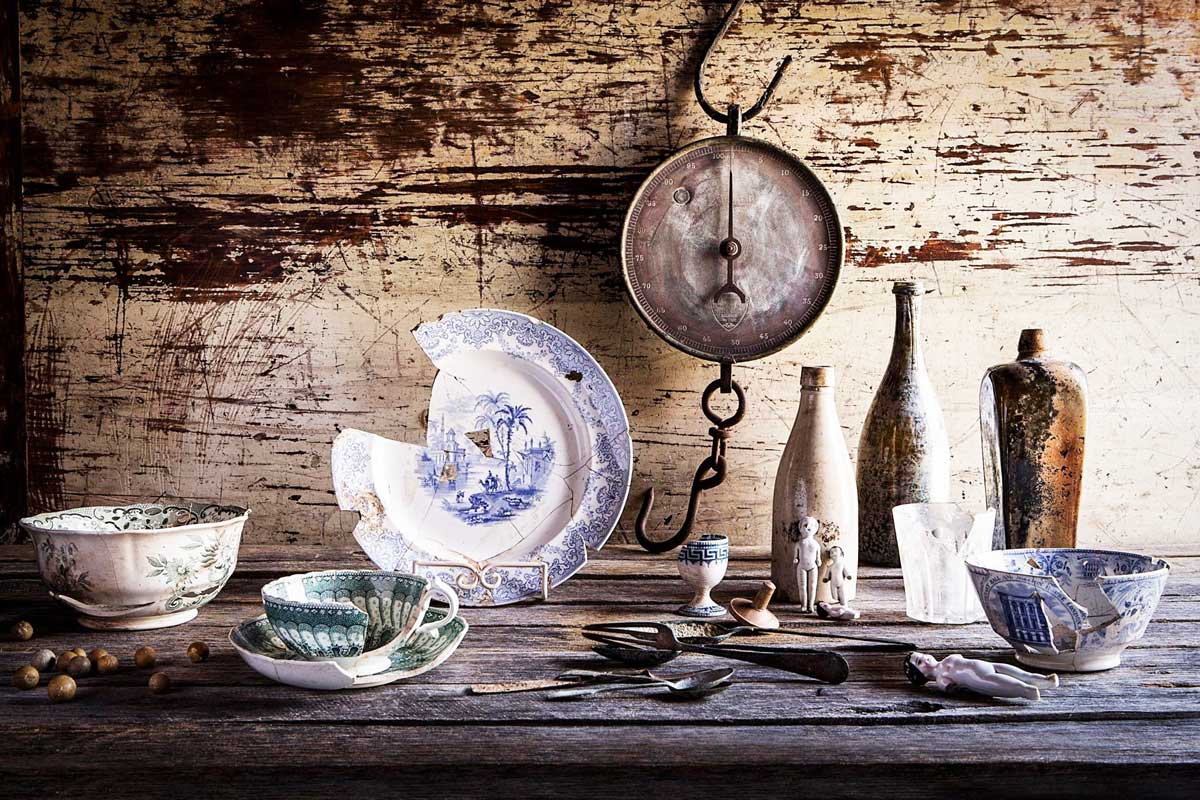 artifacts exhibit at The Rocks Discovery Museum in Sydney, Australia