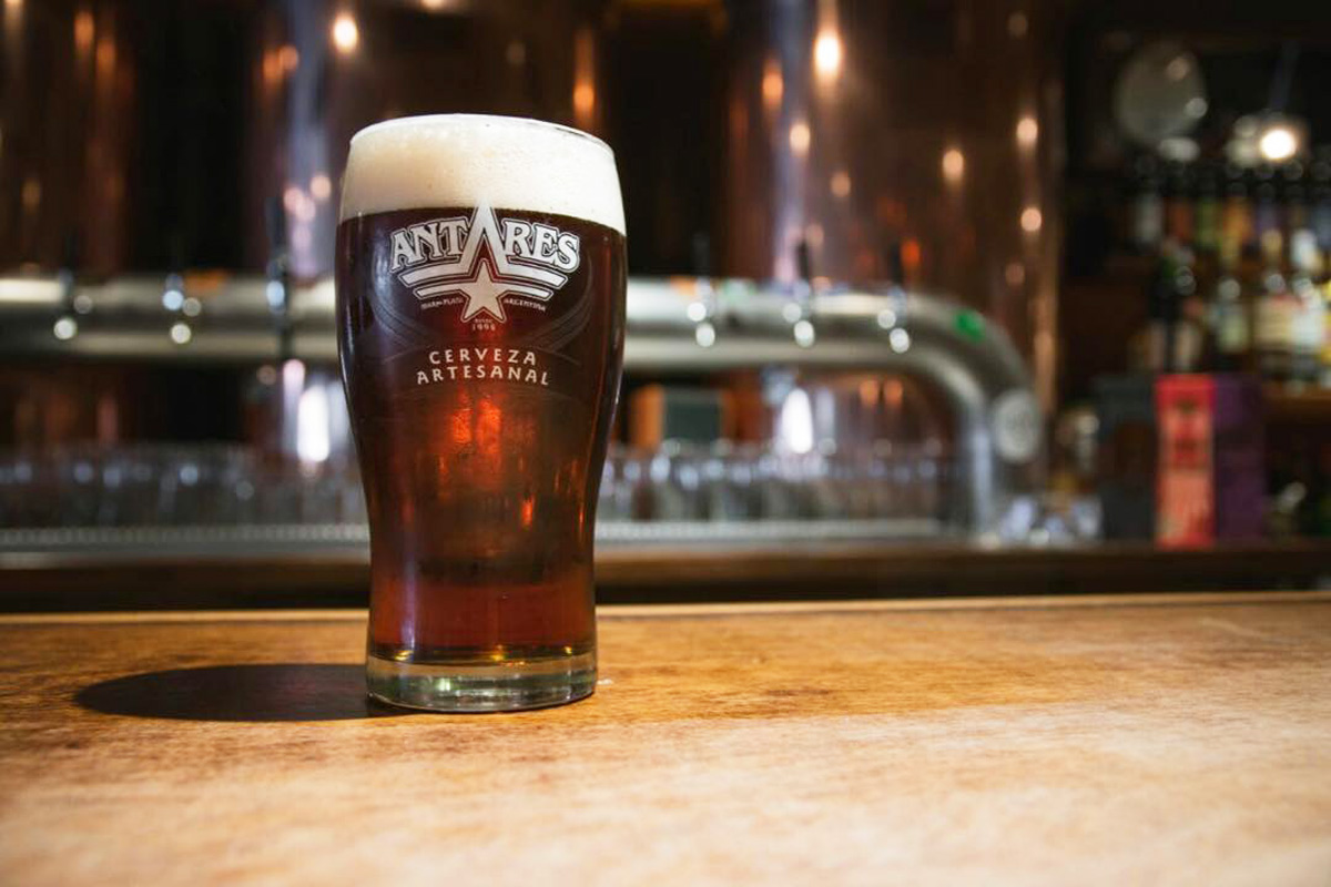 craft beer at Antares in Buenos Aires, Argentina