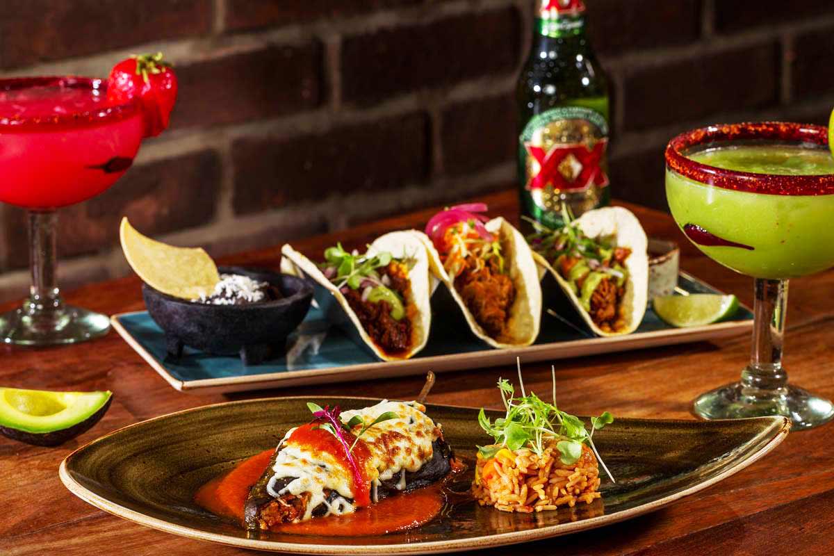 Mexican food at The Mexican Corner in Whistler, BC ,Canada