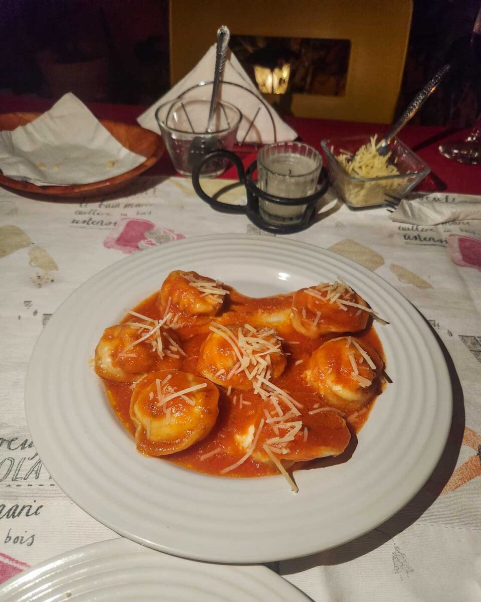 ravioli at San Giovanni Trattoria in Valladolid