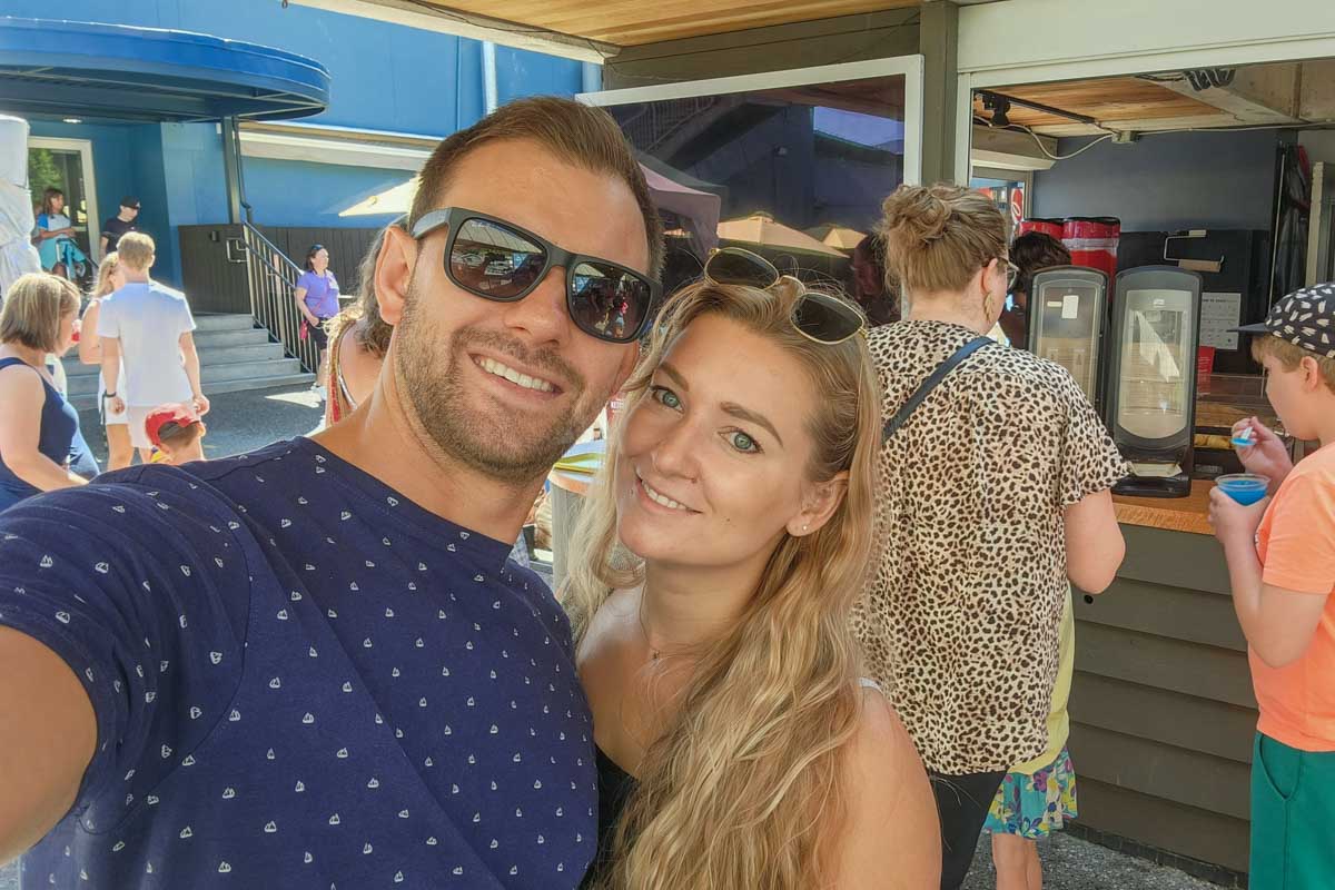 Bailey and Daniel at the Vancouver Aquarium