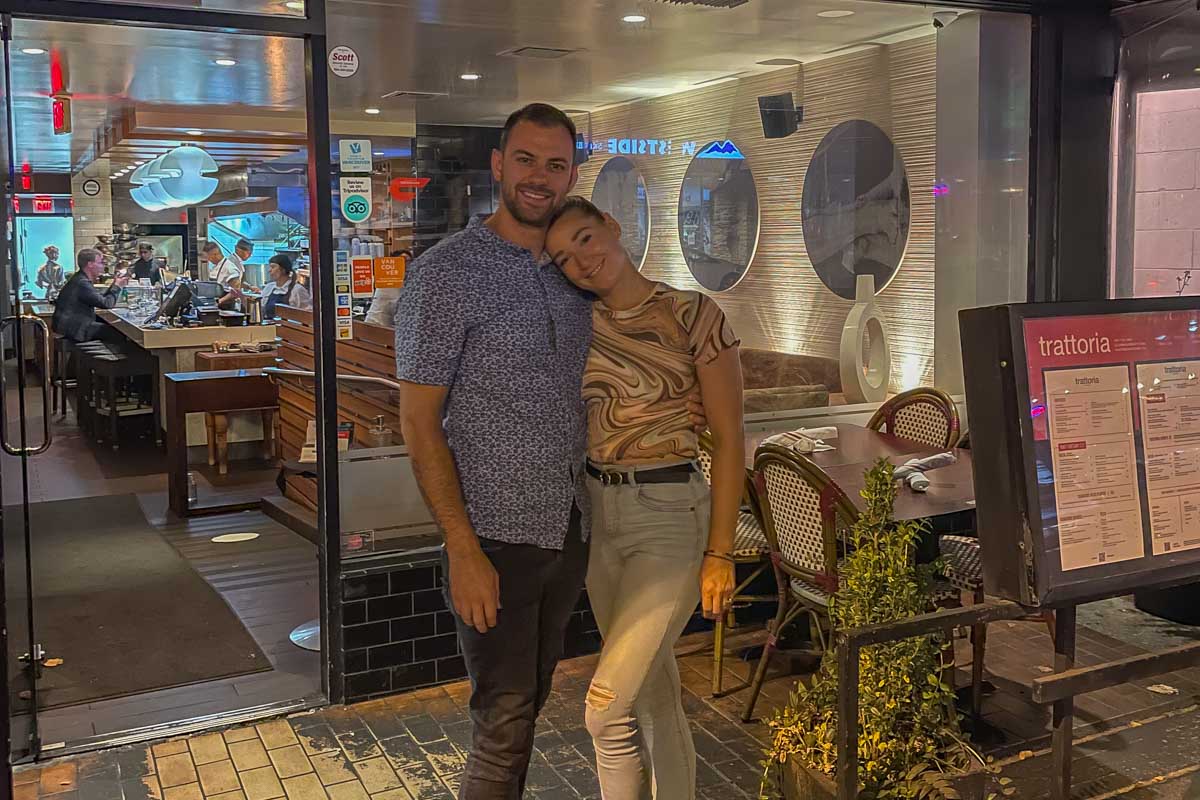 Bailey and Daniel in Kitsilano, Vancouver