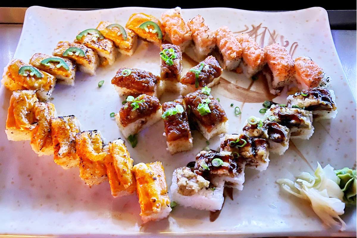 A variety of Sushi from The Eatery in Kitsilano, Vancouver BC