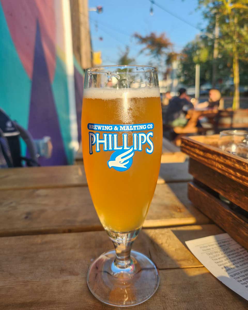 A beer from Phillips Brewery