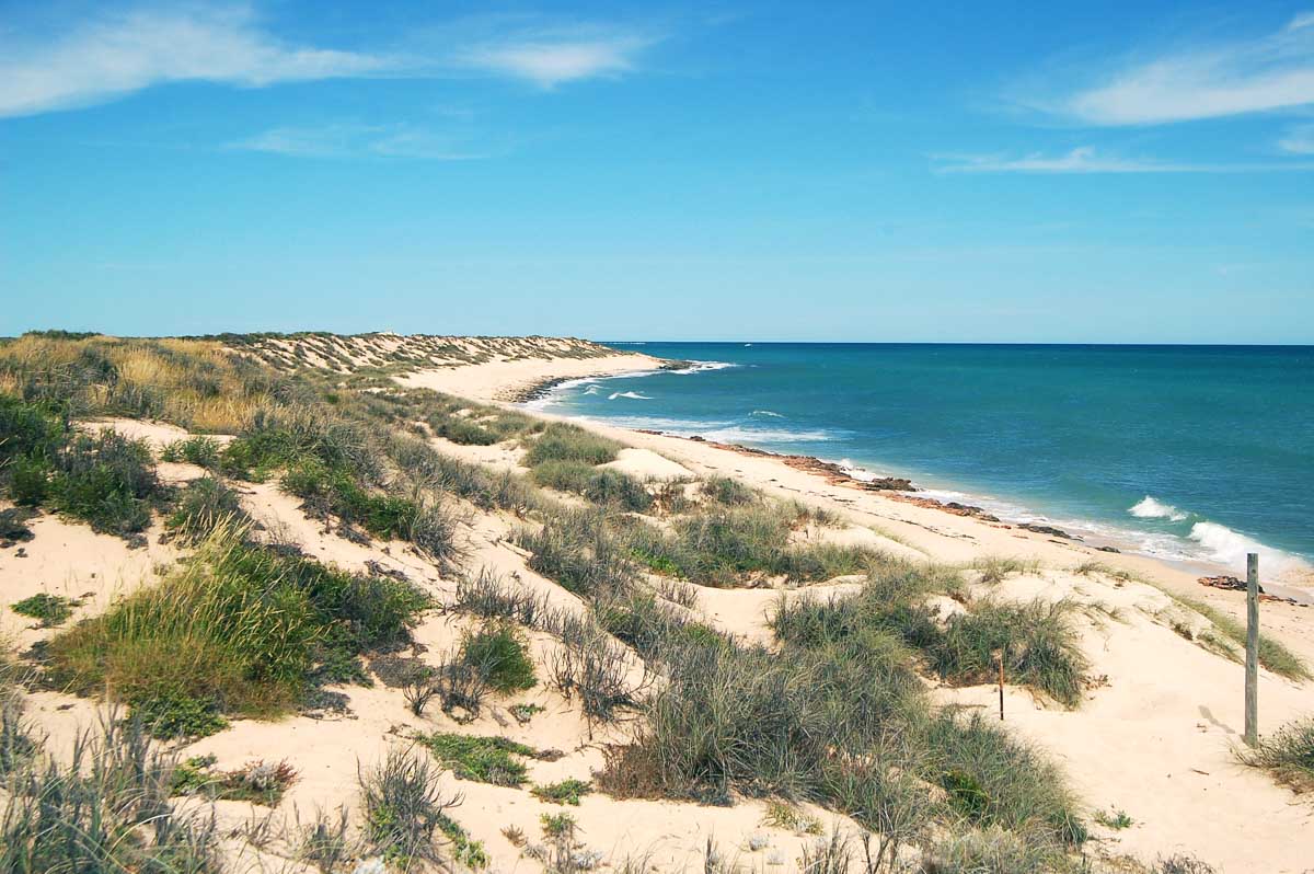 Beautiful beach in Exmouth Western Australia