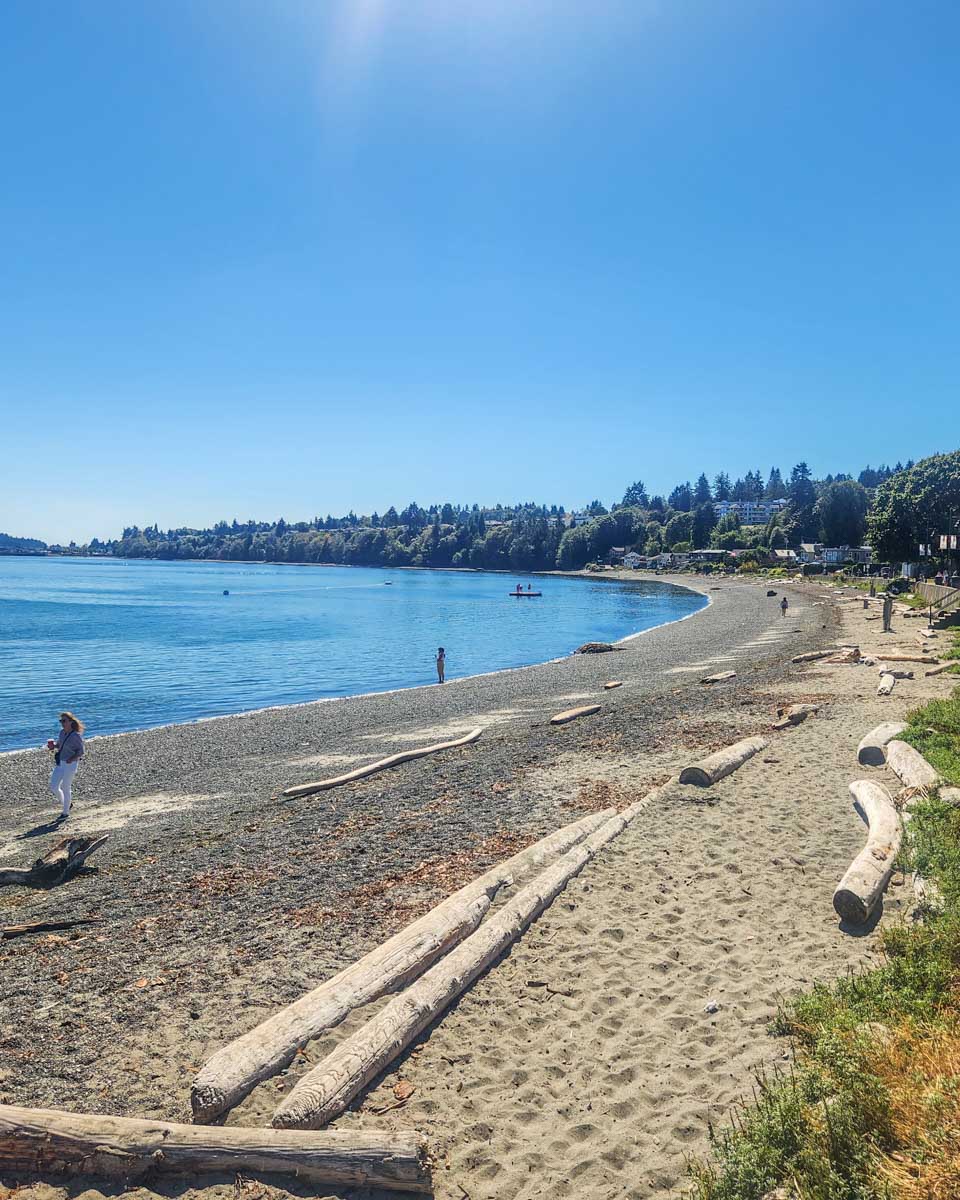 Departure Bay Beach in Nanaimo, BC