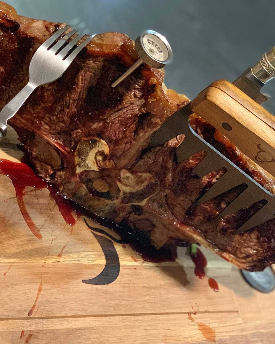 Steak at Experiencia Patacón By Lucho Remiro in Bariloche