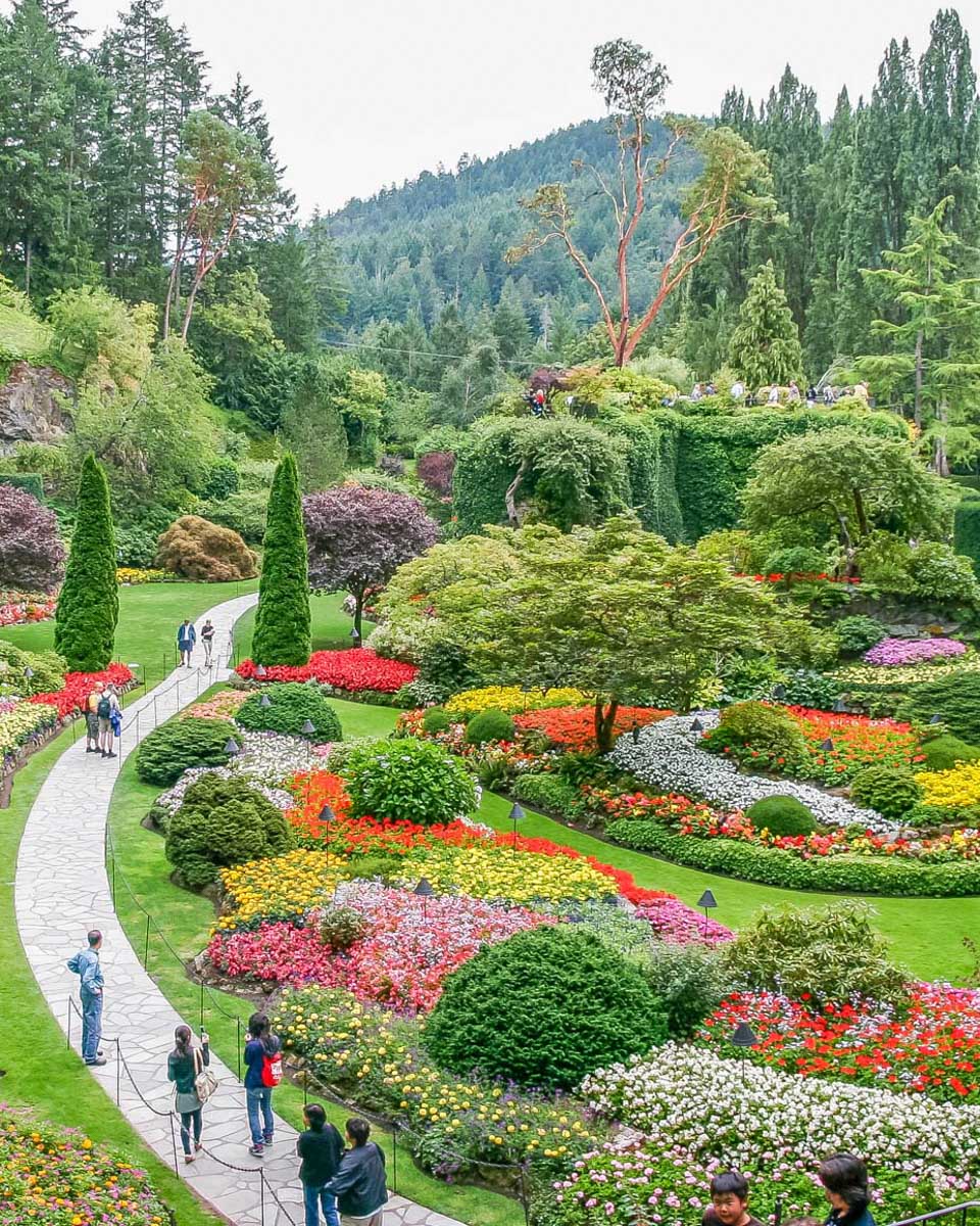 The Butchart Gardens on Vancouver, Island