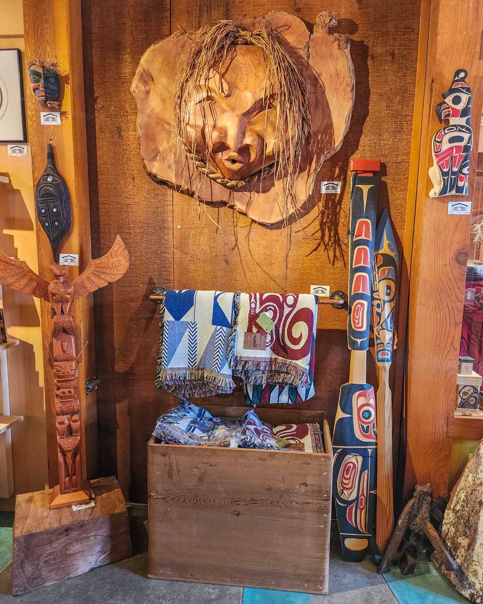 carvings ta Cedar House Gallery