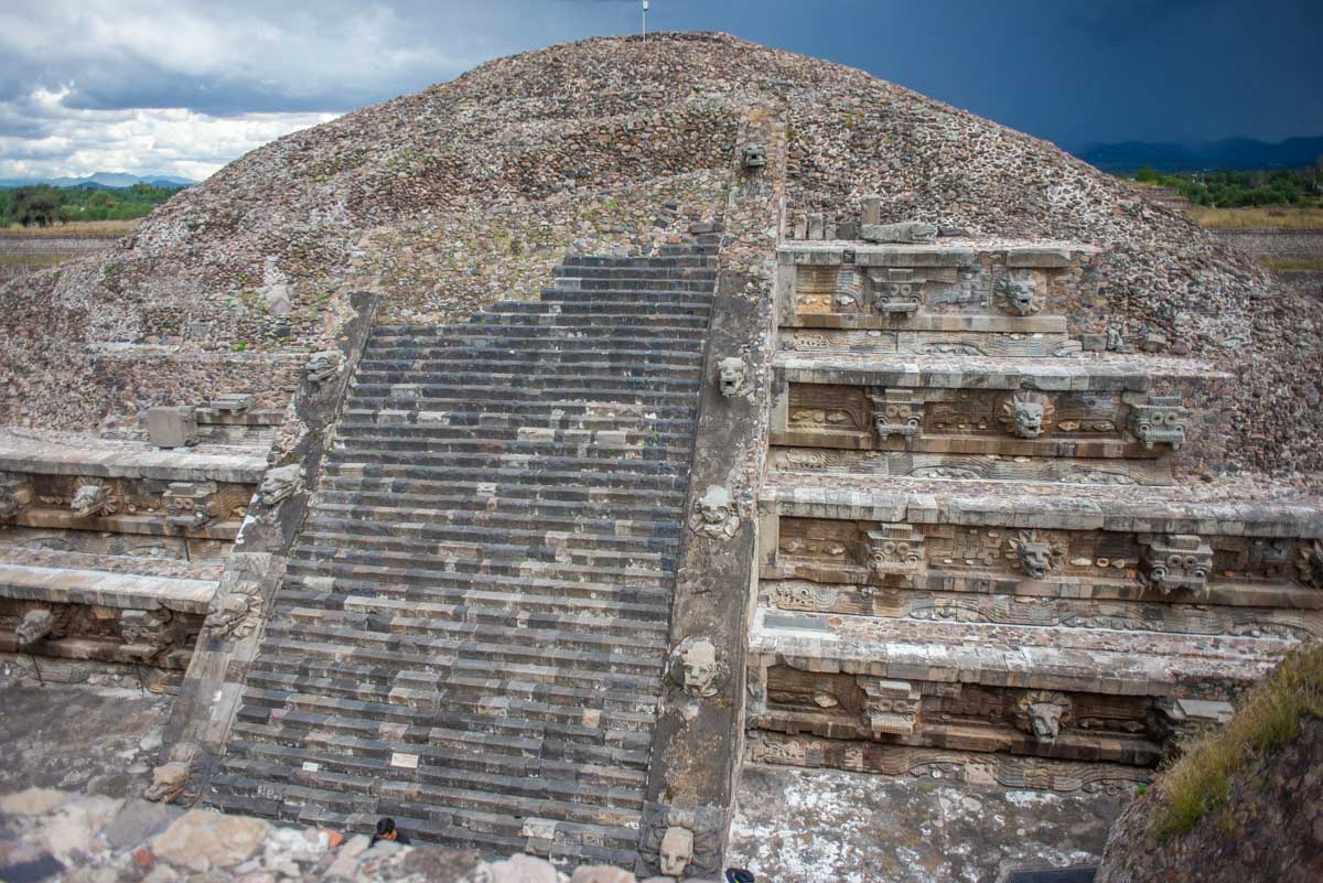 A small building at Teotihuacan, Mexico