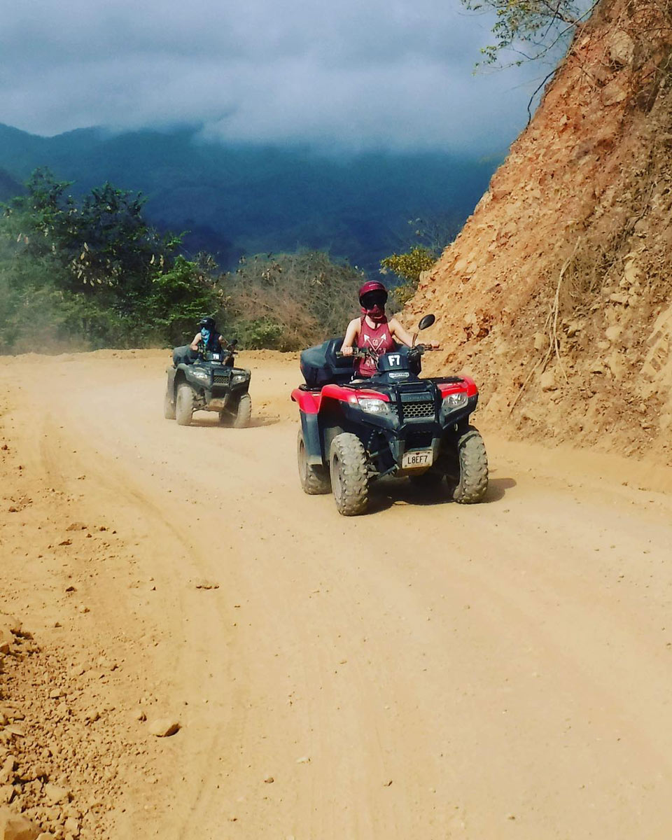 ATV ride at the mountains in Puerto Vallarta, Mexico
