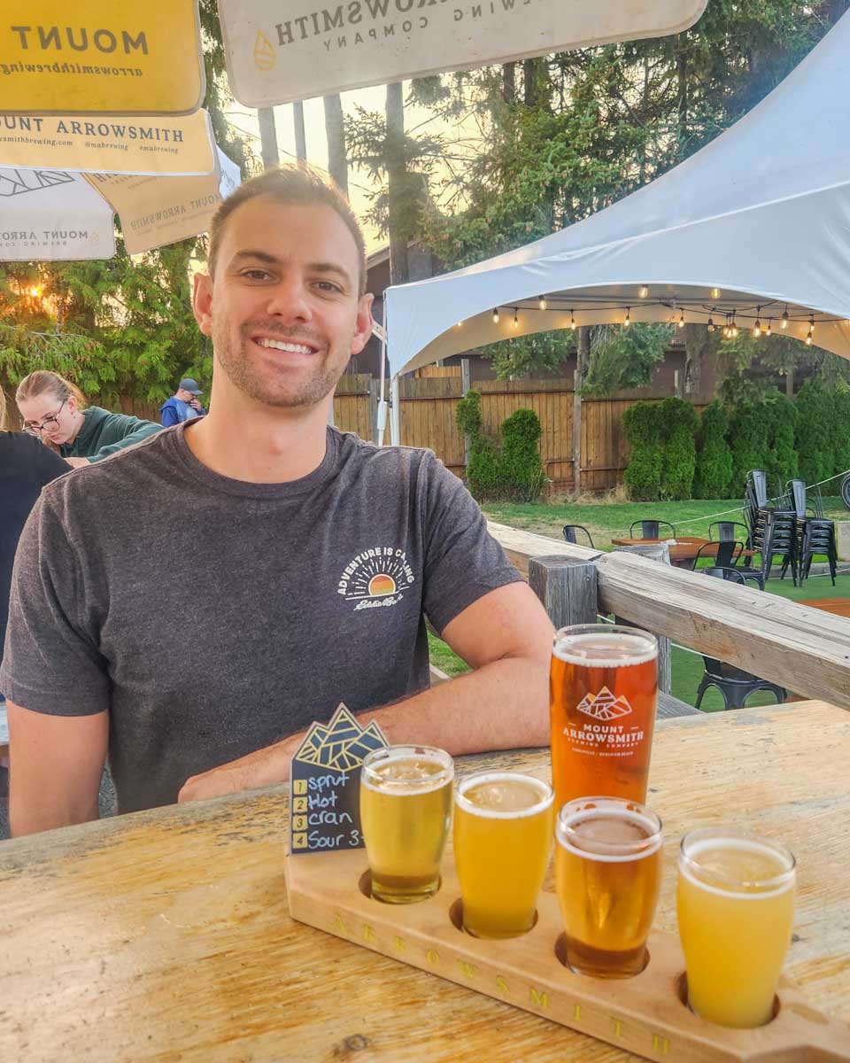 Daniel at Mount Arrowsmith Brewing Company, Parksville
