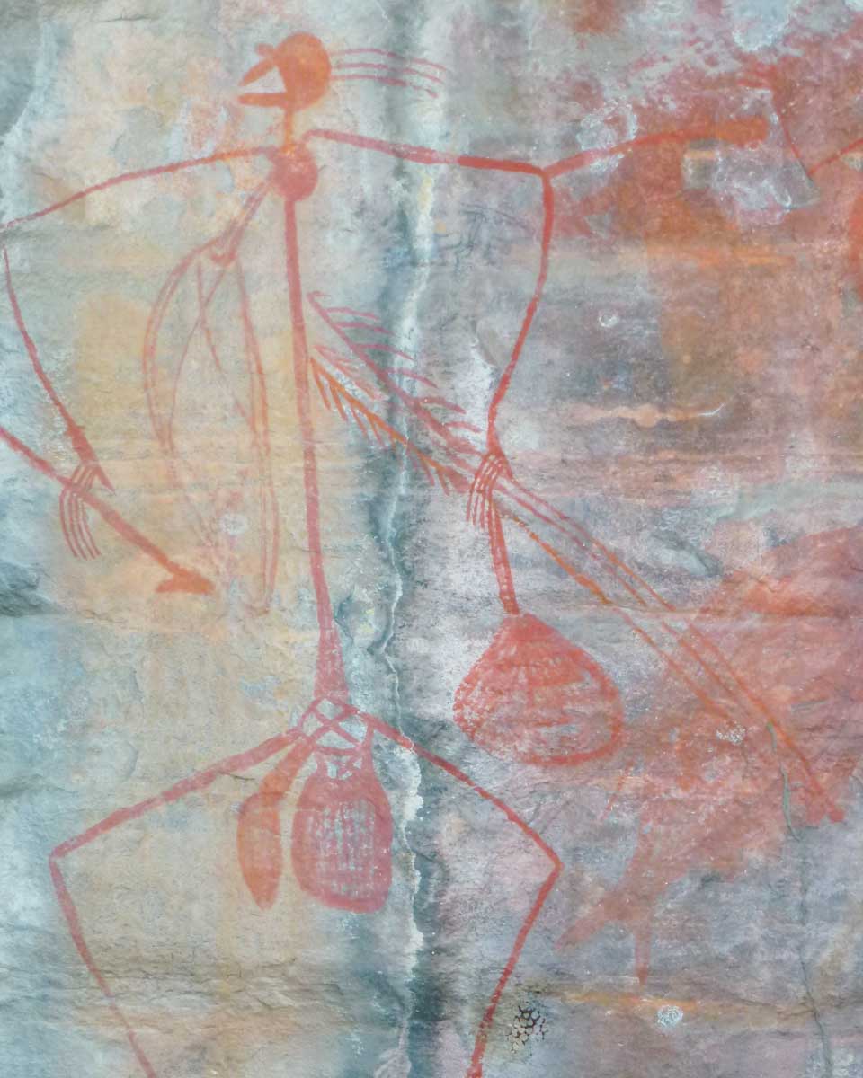 Famous rock art in Kakadu National Park