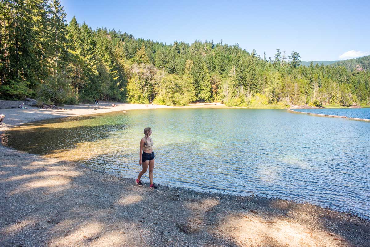 Gordon Bay Provincial Park beach area