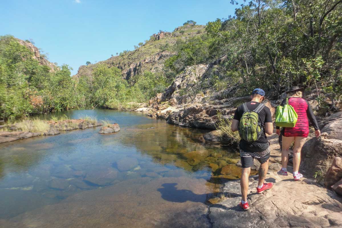 Hiking through Kakadu National Park