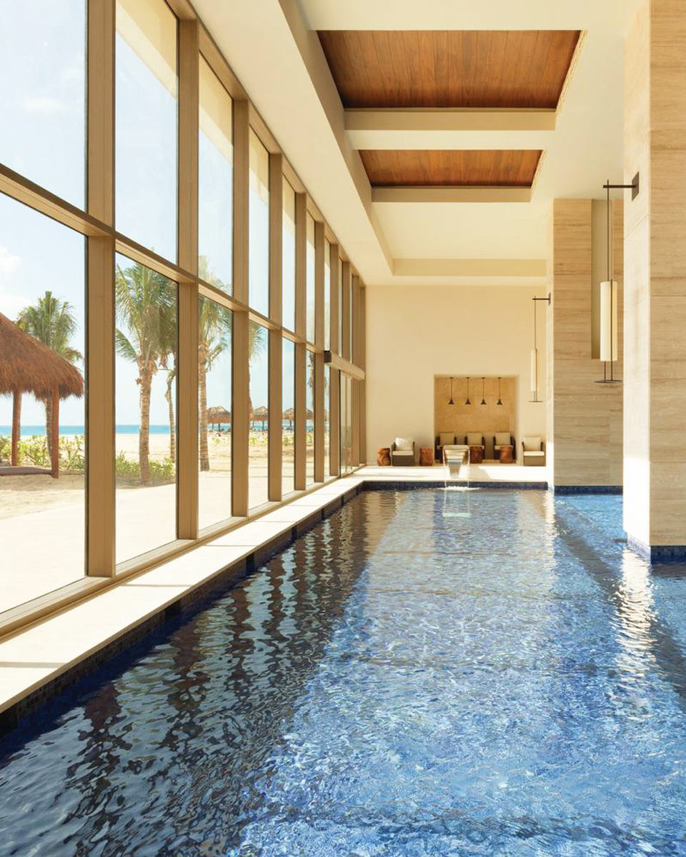 Indoor Pool at Hyatt Ziva Cancun, Mexico