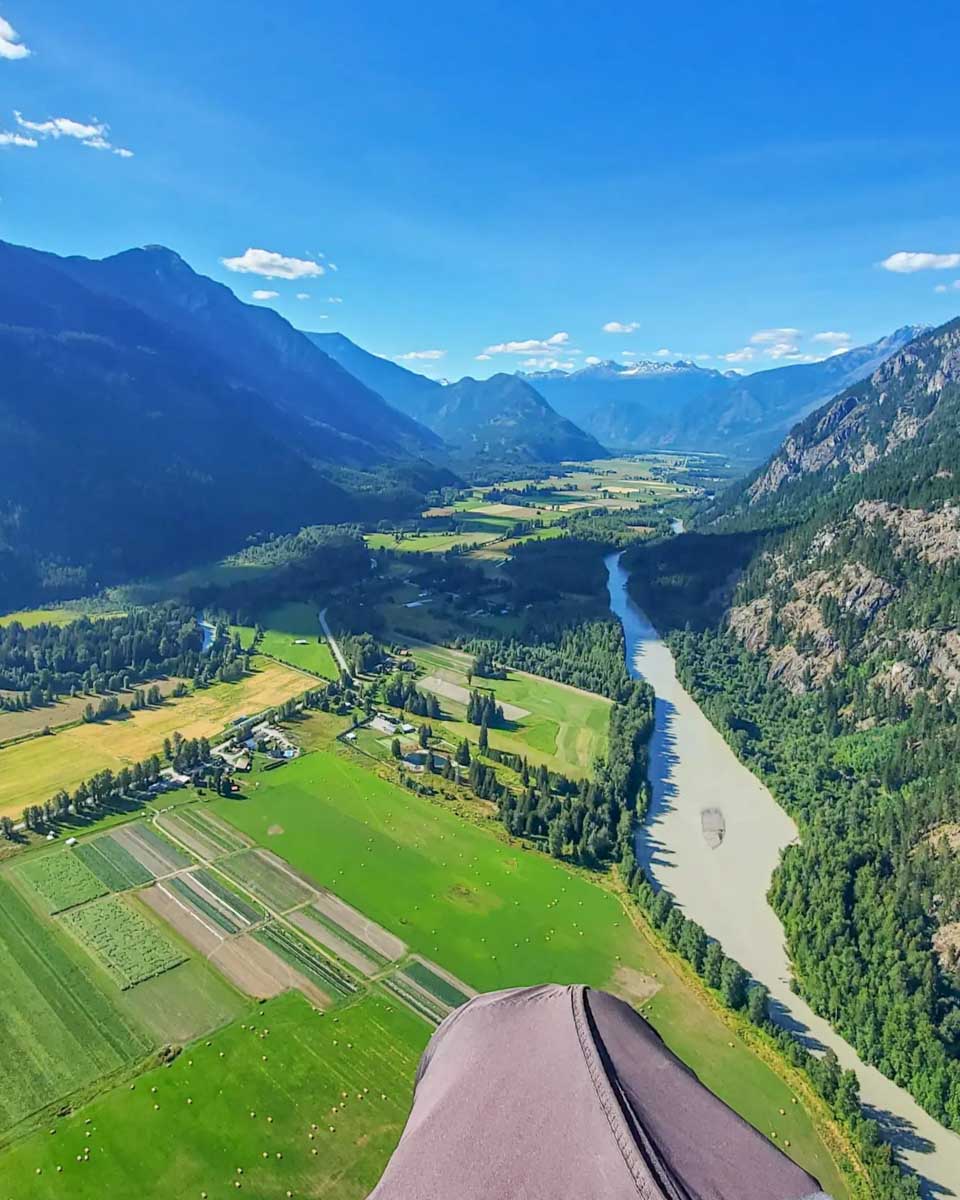 Pemberton Paragliding view