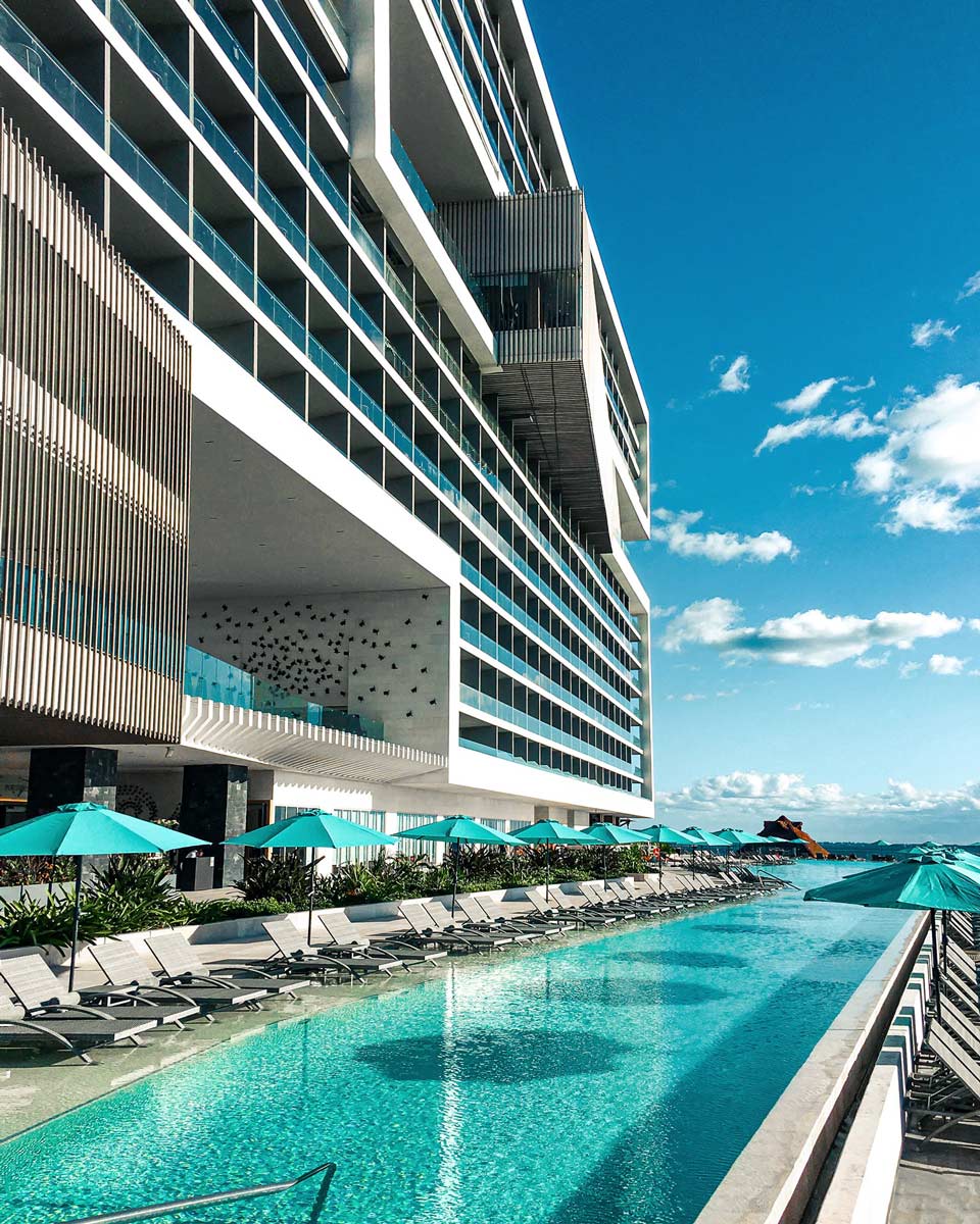 Swimming Pool from Dreams Vista Cancun Golf Spa Resort in Cancun Mexico