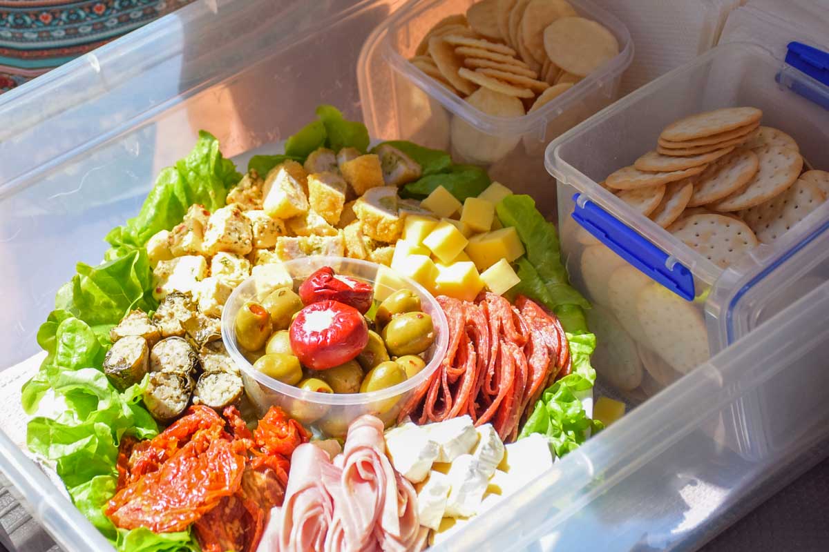 snacks provided on a wine tour in Margaret River