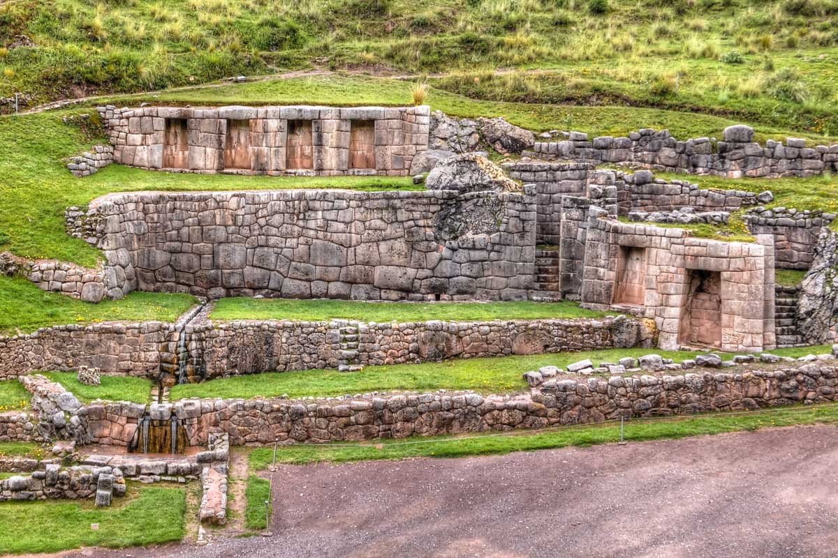 Tambomachay Ruins in the Sacred Valley, Peru