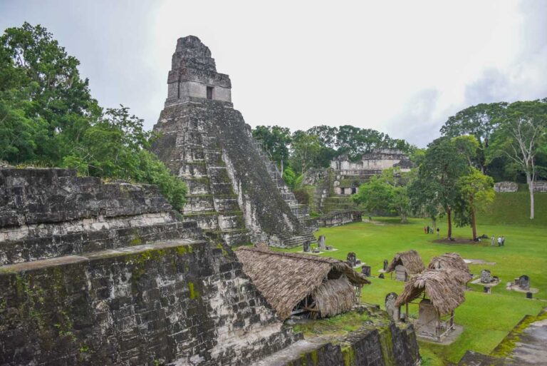 The center plaza at Tikal