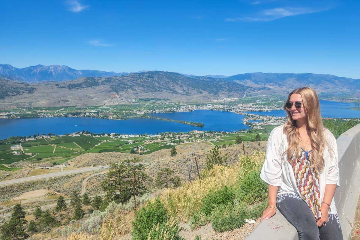 View over Osoyoos, Canada