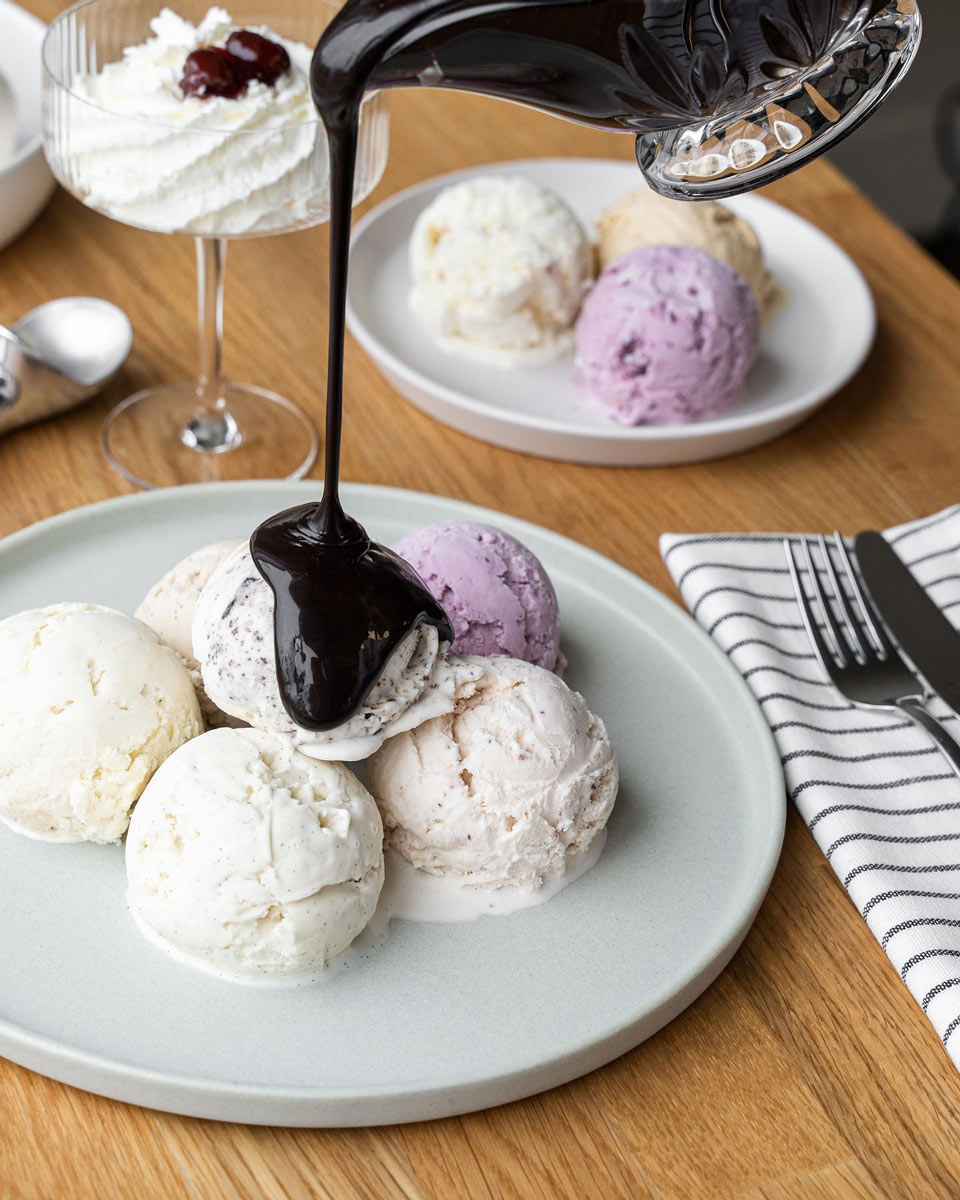 mouth watering ice cream at Village Ice Cream in Calgary, Alberta, Canada